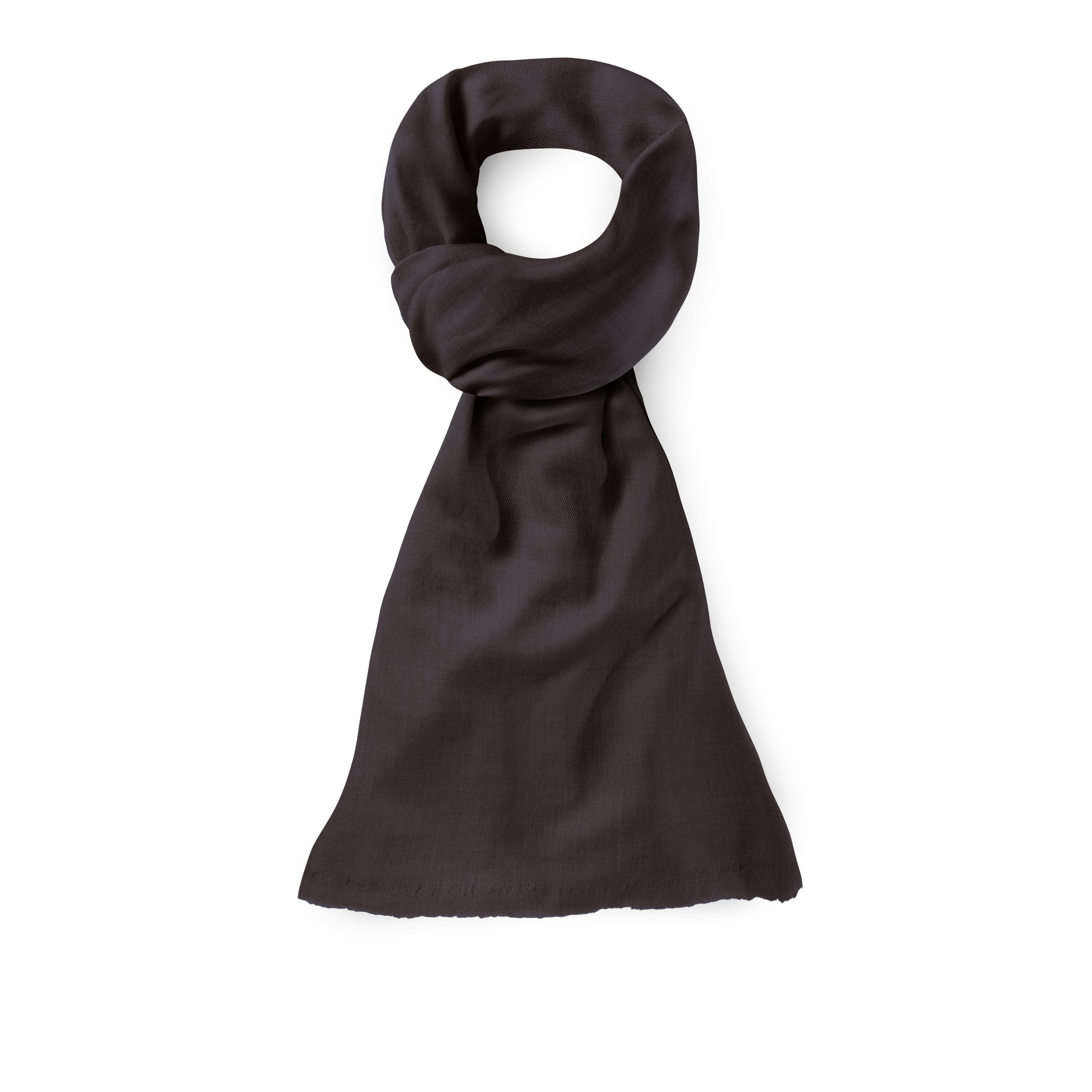 PRY シュウト　MTR Cashmere Stole BLACK Pashmina Cashmere Stole – Twill – Uni – 110 × 220 cm – CHANGTANGI